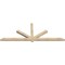 Ekena Millwork Kennewick Rough Sawn Timber Gable Bracket, Douglas Fir, 108"W x 40"H x 4"D x 4"F, 9/12 Pitch GBW108X40X0404KEN00RDF - alternate 4